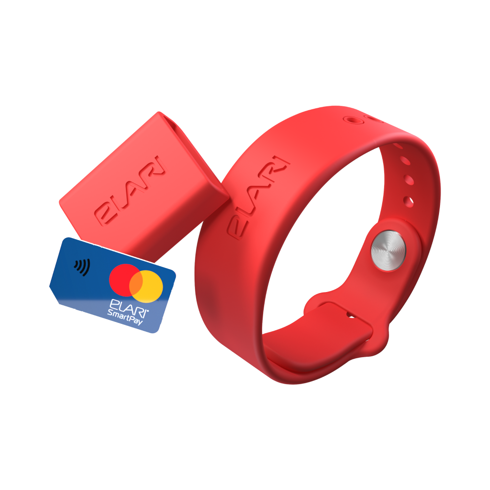 

NFC-браслет ELARI SmartPay Кошелёк на руке, Красный